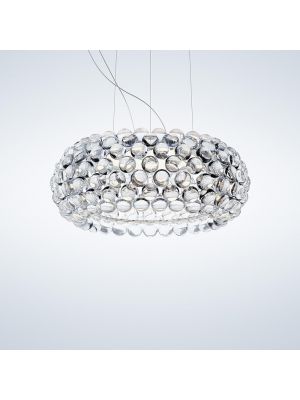 FOSCARINI CABOCHE PLUS MEDIA 吊燈 (透明)