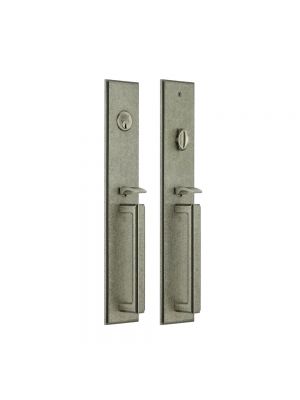 MEDECO DMN06 美式套裝大門鎖 (M3) 仿古黑銀色 (ABN)