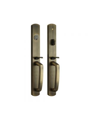 MEDECO-DUQ06 美式套裝大門鎖 (M3) 啞光青銅色