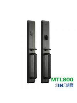 MUL-T-LOCK DQH06 美式套裝大門鎖 (不銹鋼 - 殞石黑鋼色)