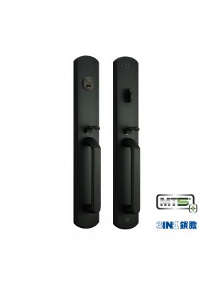 MUL-T-LOCK DUQ06 美式套裝大門鎖 (不銹鋼 - 殞石黑鋼色)