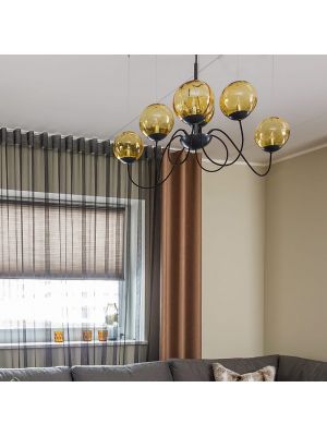 Vistosi PUPPET 6 吊燈 (琥珀色)